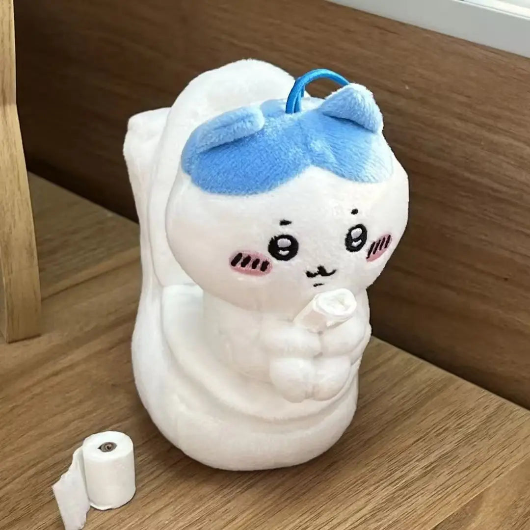 18cm Chiikawa Anime Sitting On The Toilet Plush Doll Kawaii Hachiware Usagi Sitting On The Toilet Funny Plush Doll Ornaments 18cm Chiikawa Anime Sitting On The Toilet Plush Doll Kawaii Hachiware Usagi Sitting On The Toilet Funny Plush Doll Ornaments